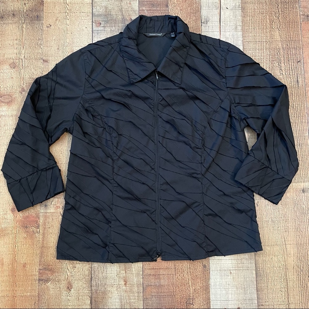 Samuel Dong Layered Jacket Sz L